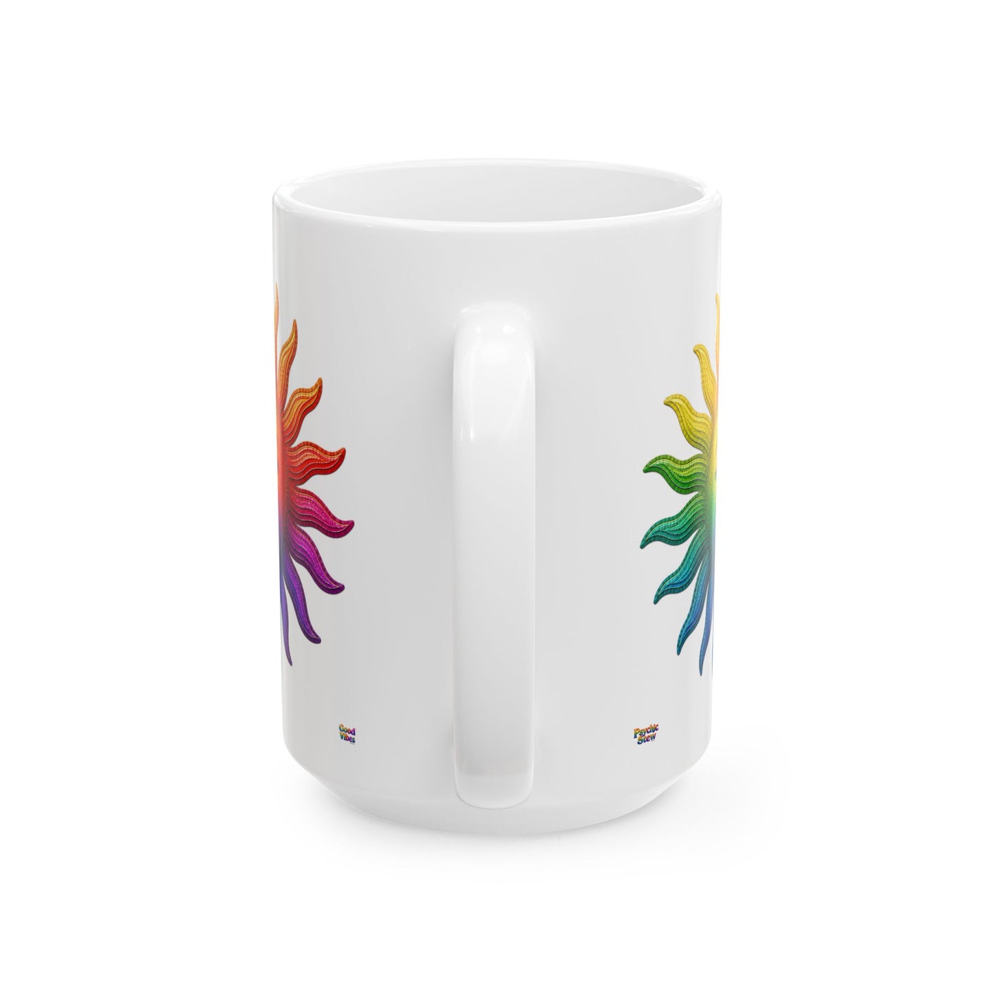 Good Vibes Sun Mug | Ceramic Coffee Mug 11oz. | 15oz.