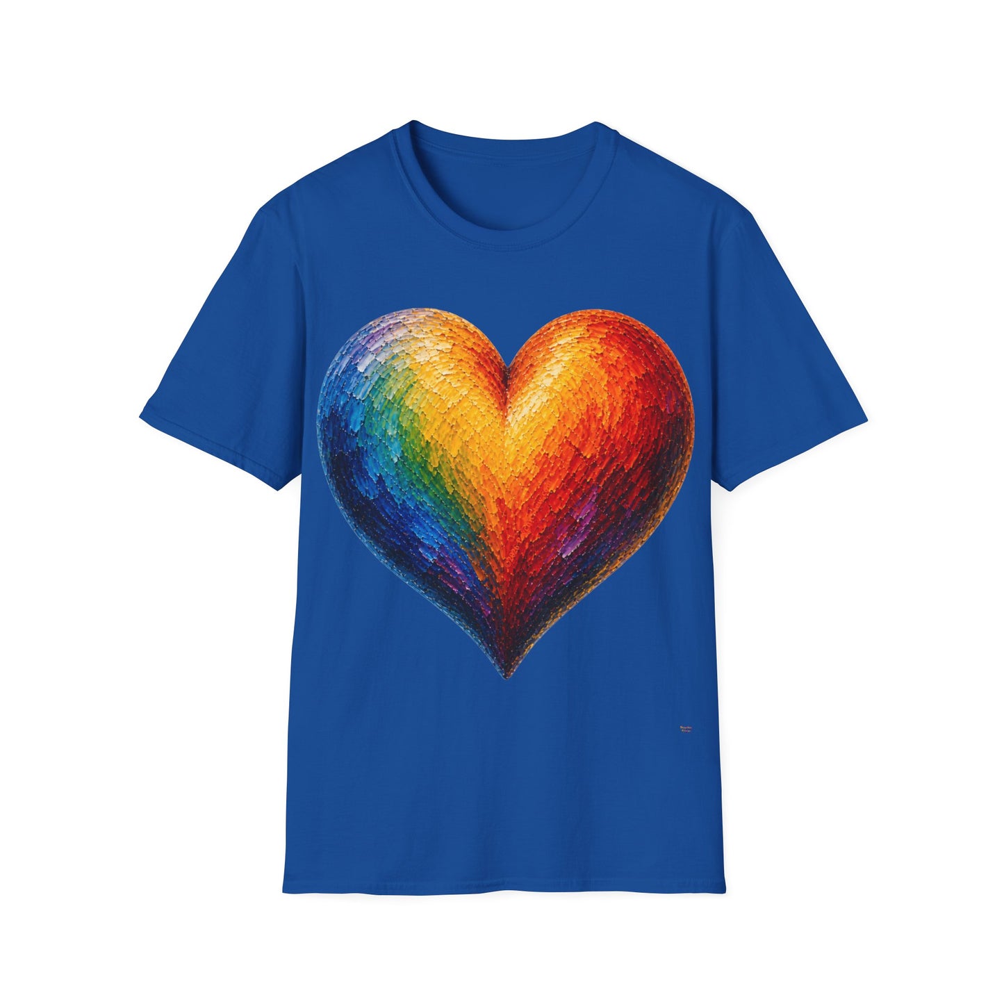 Good Vibes Painted Heart T-Shirt | 13 Colors | S - 3XL