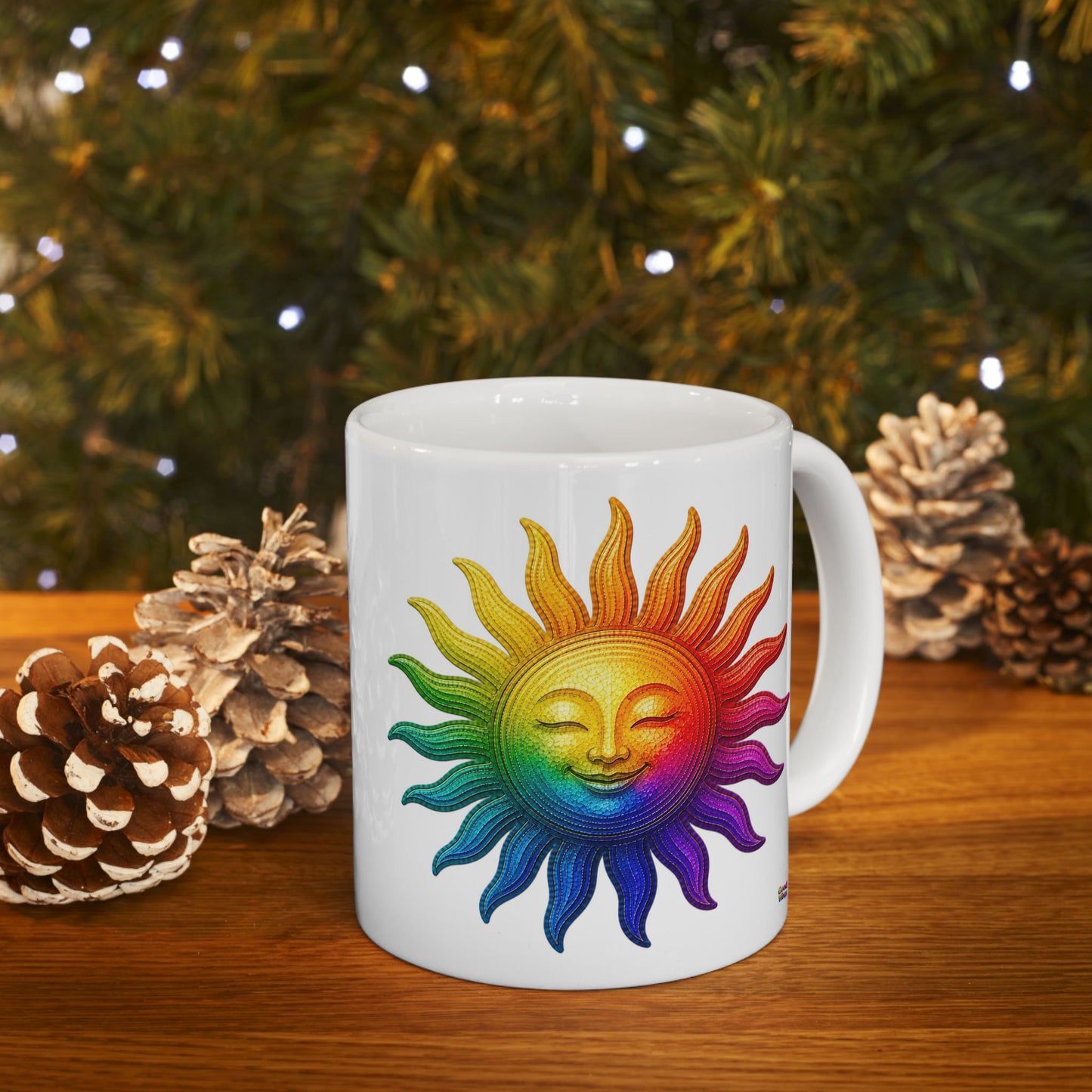 Good Vibes Sun Mug | Ceramic Coffee Mug 11oz. | 15oz.