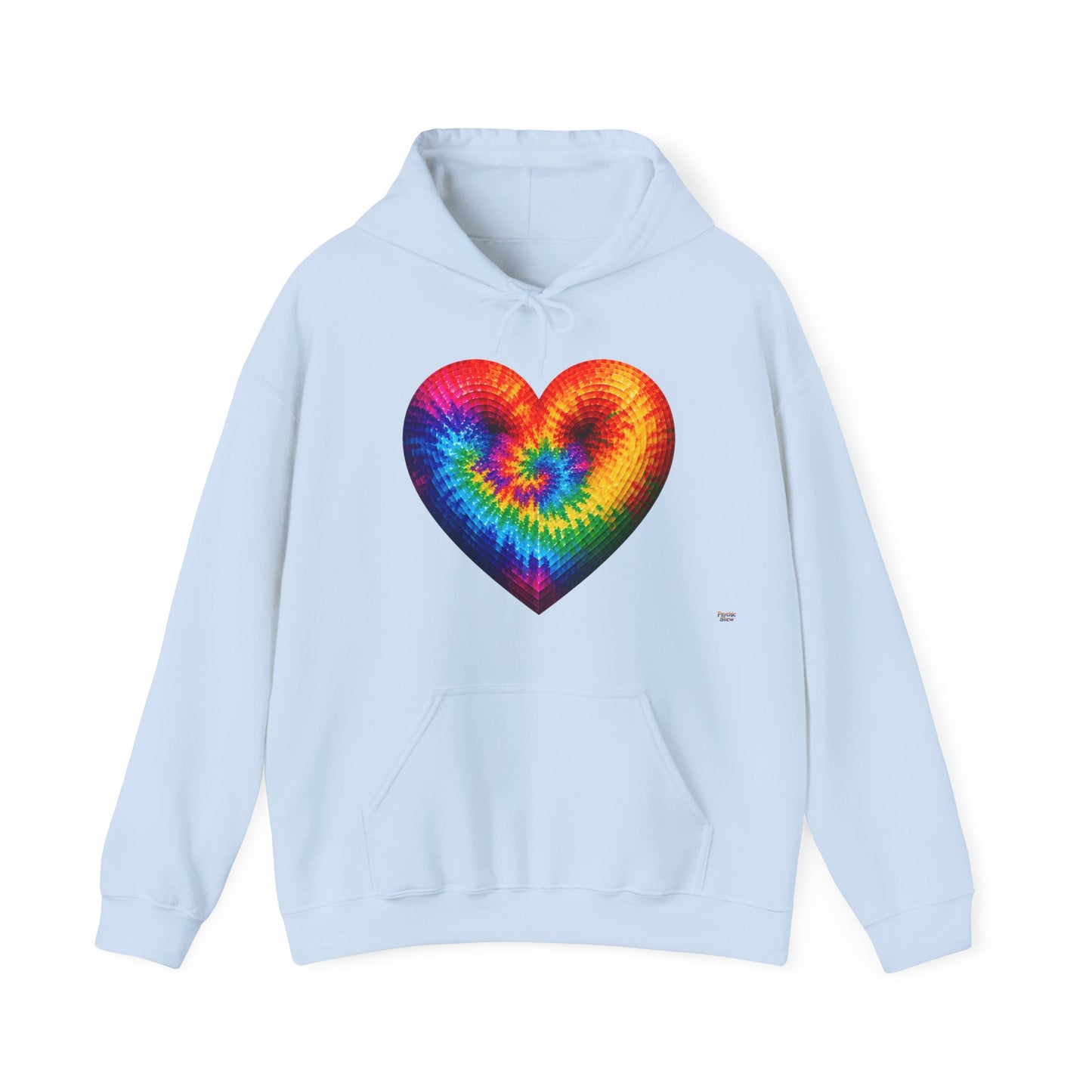 Tie-Dye Heart Hoodie | The Good Vibes Collection