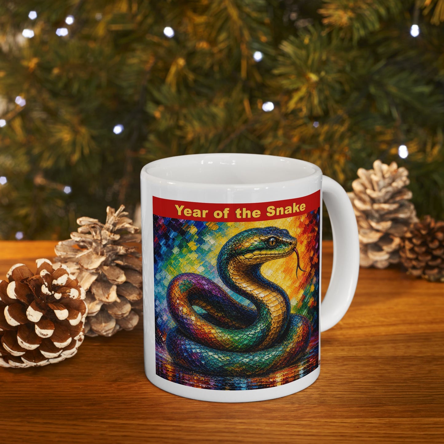 Eastern Year of the Snake Mug | Ceramic Coffee Mug 11oz. | 15oz.