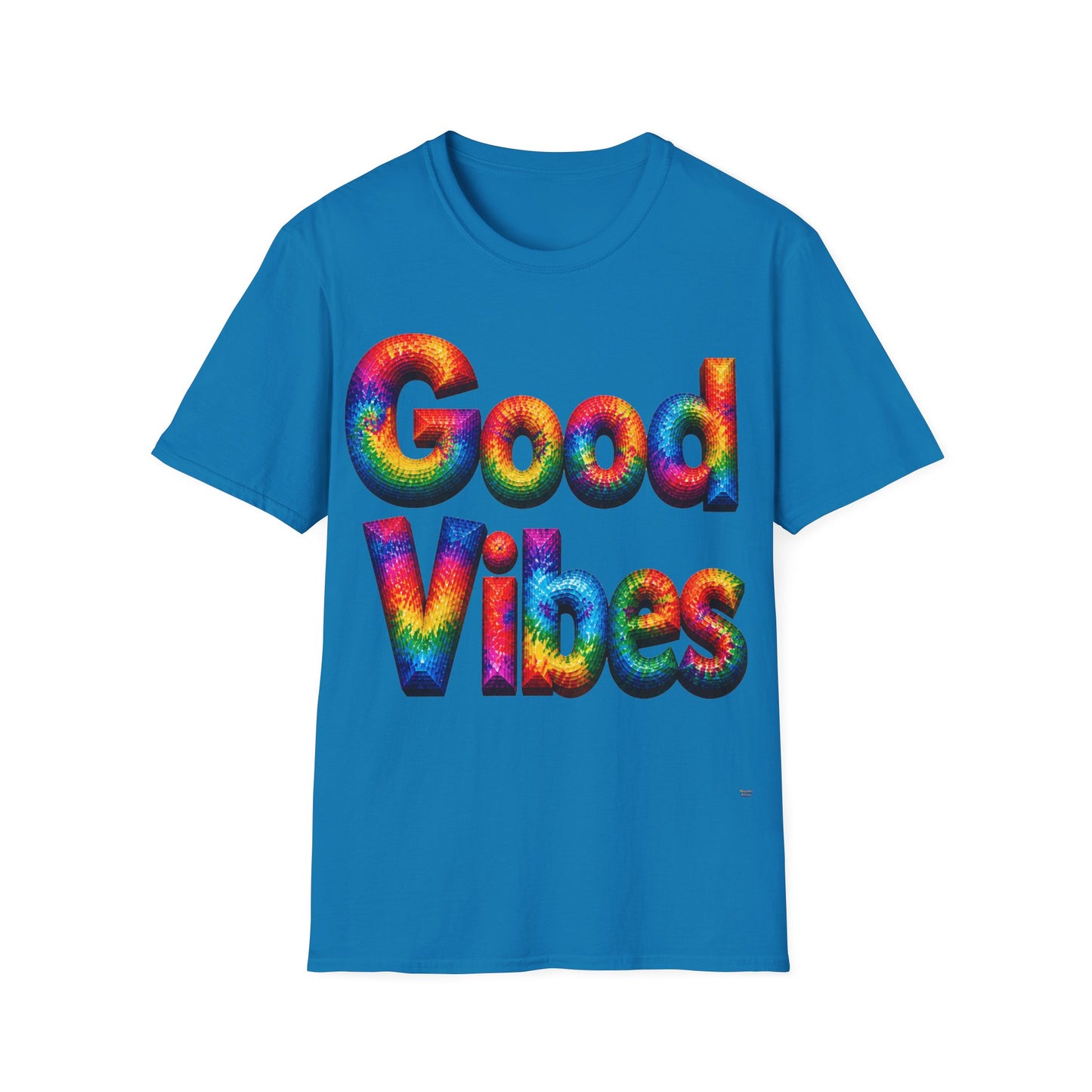 Good Vibes Tie-Dye T-Shirt | 13 Colors | S - 3XL