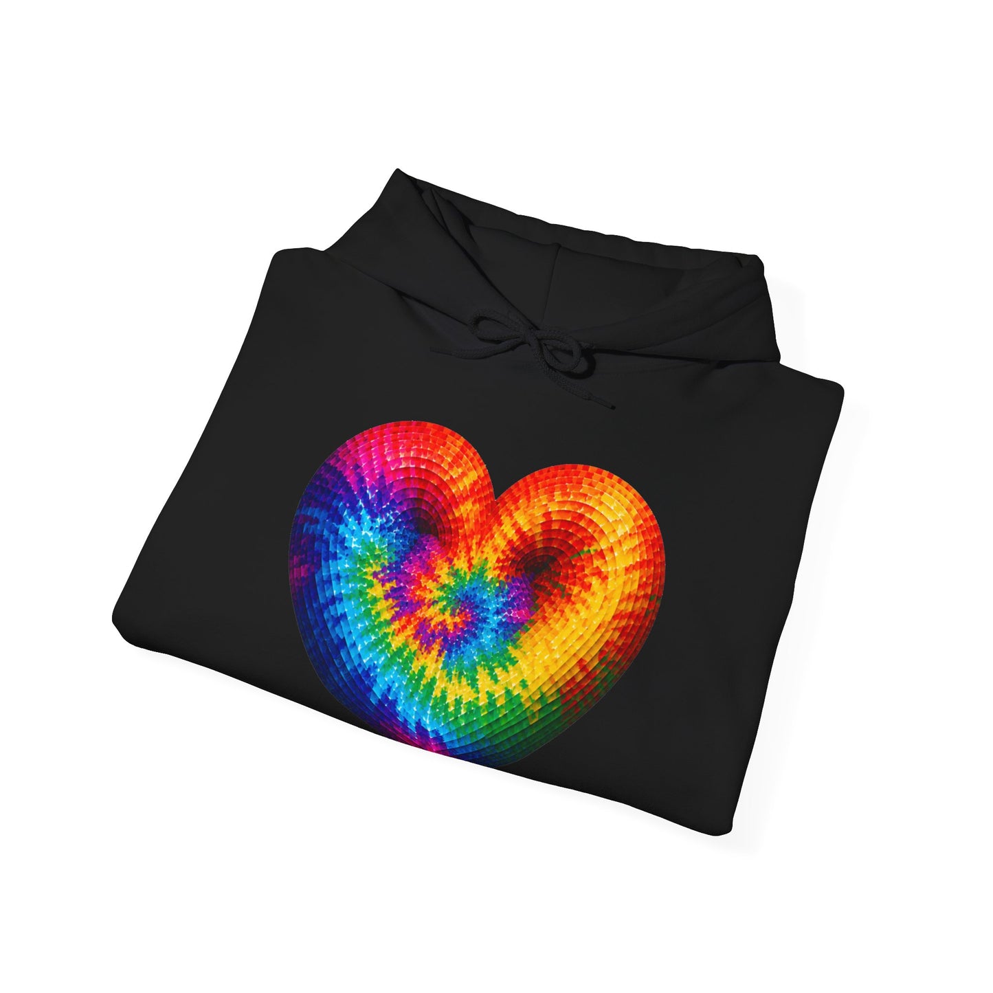 Tie-Dye Heart Hoodie | The Good Vibes Collection