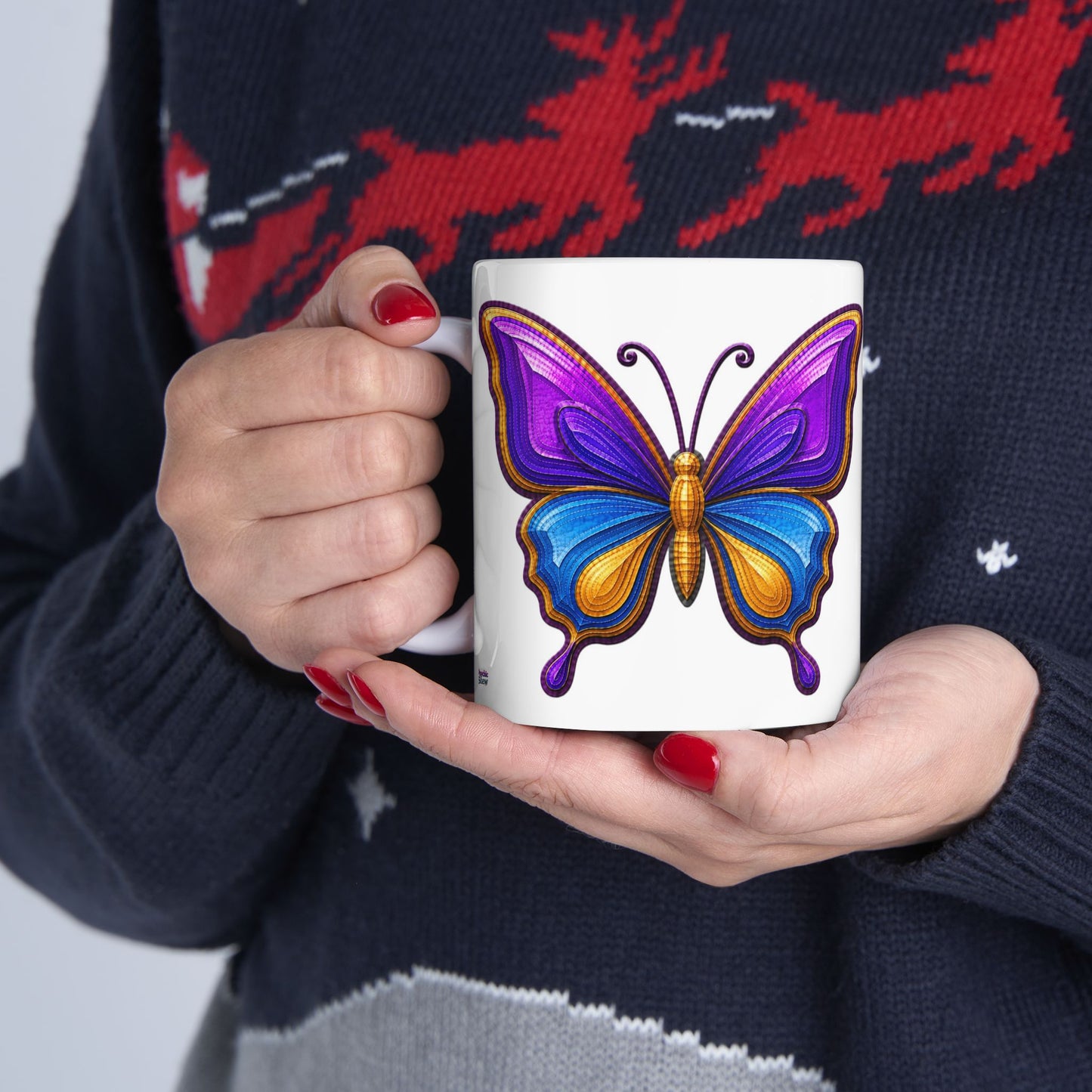 Zodiac 3D Butterfly Mug | Ceramic Coffee Mug 11oz. | 15oz.