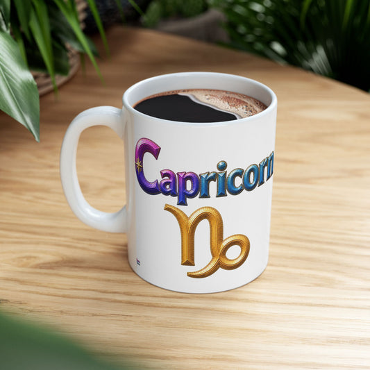 Capricorn Zodiac Mug | Ceramic Coffee Mug 11oz. | 15oz.