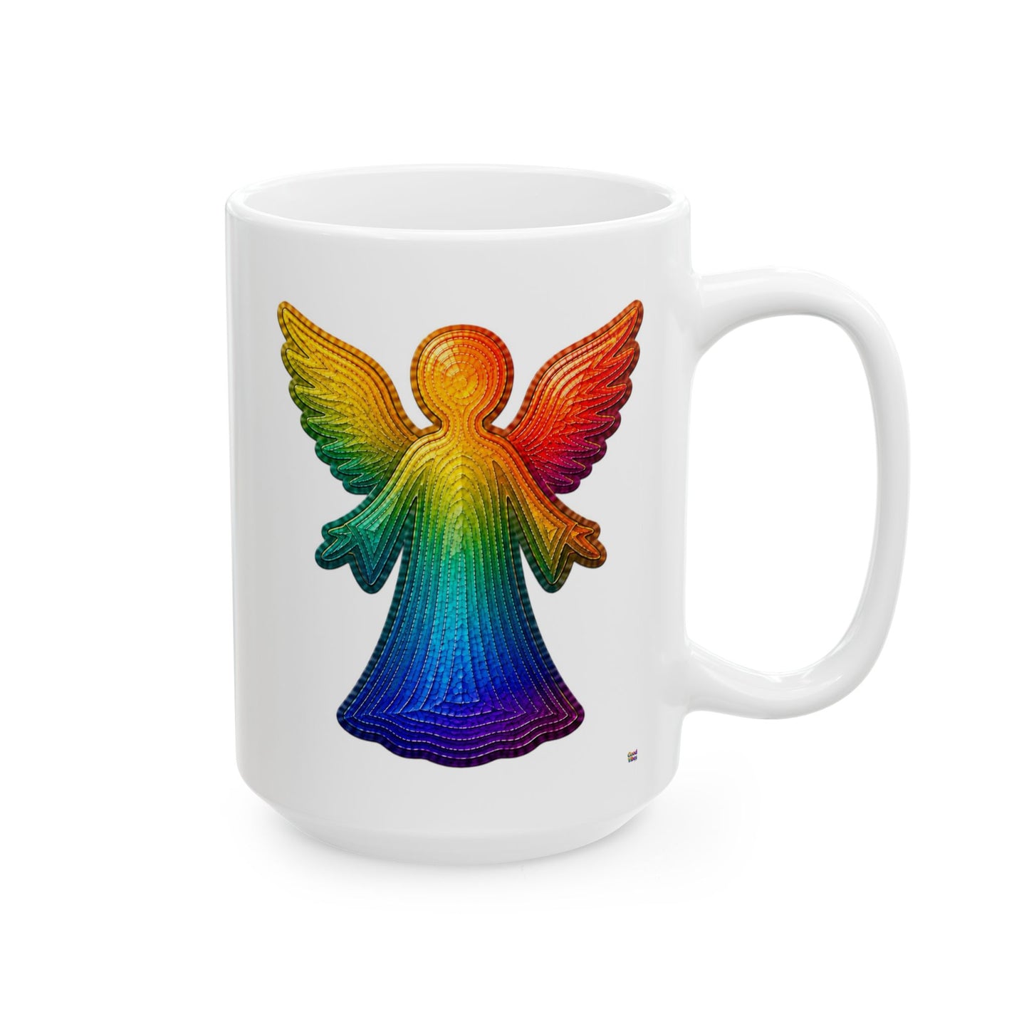 Good Vibes Angel Mug | Ceramic Coffee Mug 11oz. | 15oz.