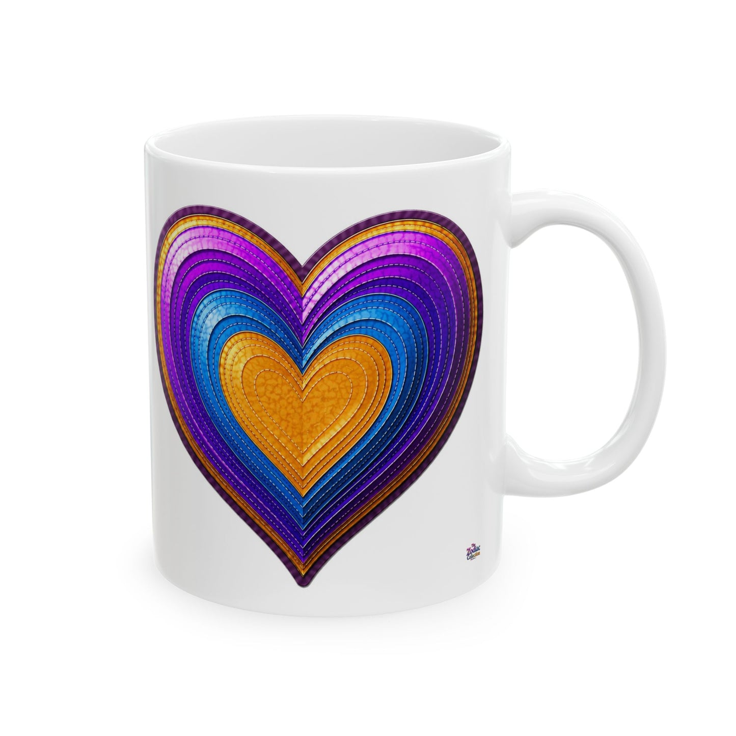 Zodiac 3D Heart Mug | Ceramic Coffee Mug 11oz. | 15oz.