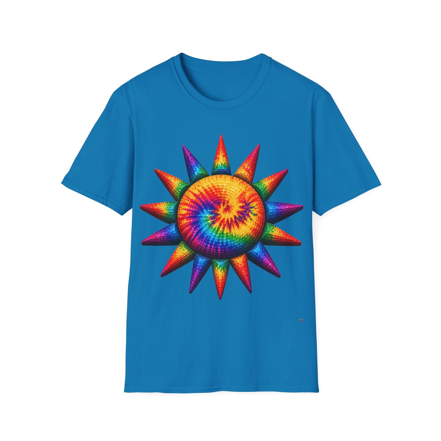 Good Vibes Tie-Dye Sun T-Shirt | 13 Colors | S - 3XL
