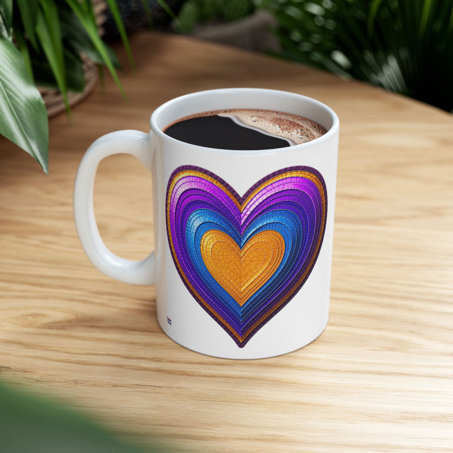 Zodiac 3D Heart Mug | Ceramic Coffee Mug 11oz. | 15oz.