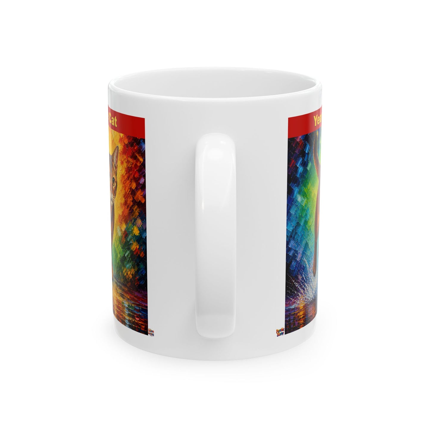 Eastern Year of the Cat Mug | Ceramic Coffee Mug 11oz. | 15oz.